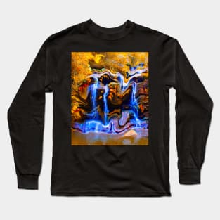 The Distorted Waterfall! Long Sleeve T-Shirt